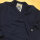 Wickelbody Langarm Wolle/Seide marine