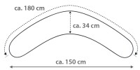 Komfort Theraline Stillkissen Mikroperlen