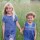 Shirtkleid Katzen blue-white