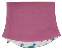 Schlauchschal Fleece Pferde grape - Onesize