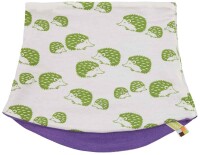 Schlauchschal Fleece Igel lila - Onesize