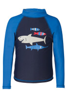 Schwimmshirt Hai navy UV50+
