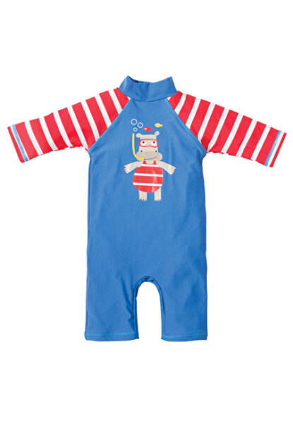 Schwimmanzug Hippo UV 50+ blau