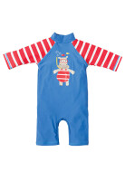 Schwimmanzug Hippo UV 50+ blau