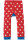 Leggings Schnecke Sterne tomate