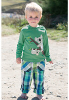 Little Discovery Langarmshirt Koala gr&uuml;n