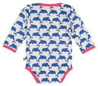 Body Langarm Delfine pacific