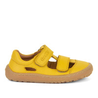 Barefoot Doppelklett Sandale yellow - 28