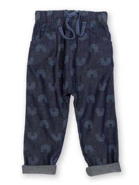 Jeans Schlupfhose Regenbogen navy - 110