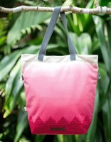 Wickeltasche Magical Mountain pink dip dye