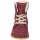 Terry Schnürboots gefüttert bordeaux