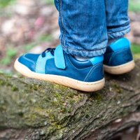 Barfu&szlig; Sneaker Husky Mini blue-turquoise - 27