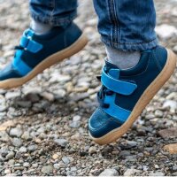 Barfu&szlig; Sneaker Husky Mini blue-turquoise - 27