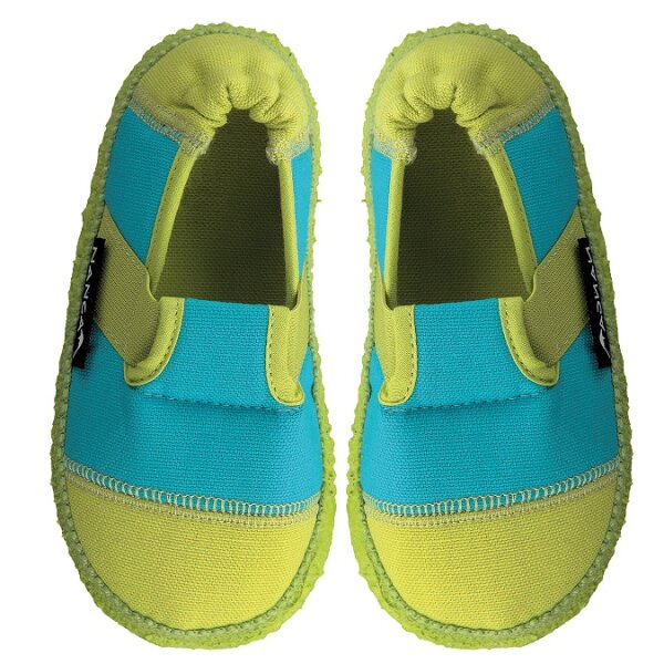 Hausschuhe Klette limette