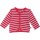 Cardigan Streifen rot