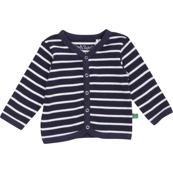 Cardigan Streifen navy