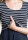Still-Kleid Simone kurzarm midnight blue/off white