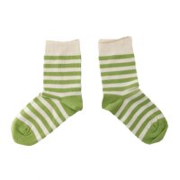 Kinders&ouml;ckchen Rollrand ecru-stachelbeere