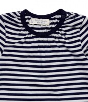 Selly Langarmshirt geringelt navy