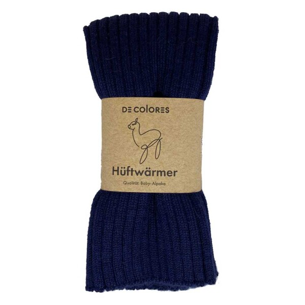 Hüftwärmer Alpaka marine - L