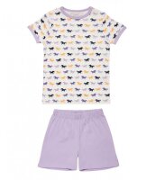 Kafka Sommer-Pyjama Pferde lila