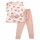 Pyjama Baumwolle Pfirsich - 116/122