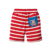 Little Stripy Shorts tomate/wei&szlig;