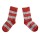 Socken Bambus red-white