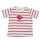 T-Shirt Vogel Ringel rot