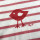 T-Shirt Vogel Ringel rot