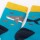 Grippy Stoppersocken Whale/Dino - 0-6 Monate