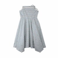 Sommerkleid Streifen Ananas