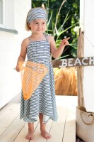 Sommerkleid Streifen Ananas