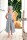 Sommerkleid Streifen Ananas