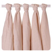 XKKO Mullwindeln Organic Old Times 70x70 natural 5er Pack