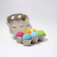 Massivholzkugeln Pastell 6 Stück