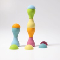 Sortierspiel Pastell Pilze 12 Teile