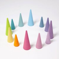 Regenbogenwald pastell 12 Teile