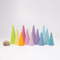 Regenbogenwald pastell 12 Teile