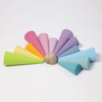 Regenbogenwald pastell 12 Teile