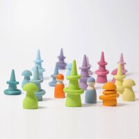 Regenbogenwald pastell 12 Teile
