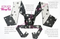 kokadi WrapTai Babysize Diorite Stars