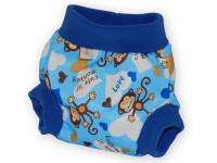 Hu-da Schlupf-&Uuml;berhose aus PUL Monkey Blue