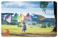 XKKO Mullwindeln Organic Old Times 70x70 pastell rosa 5er Pack