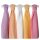 XKKO Mullwindeln Organic Old Times 70x70 pastell rosa 5er Pack