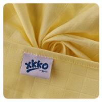 XKKO Mullwindeln Organic Old Times 70x70 pastell blau 5er Pack