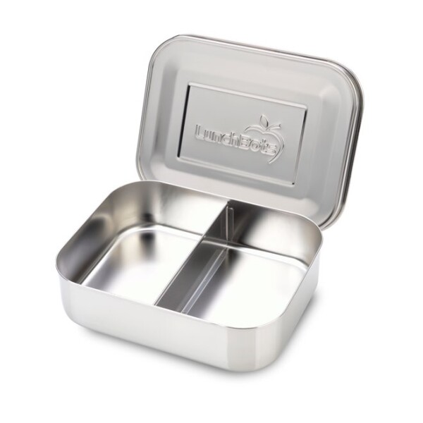 LunchBots Duo Edelstahl natur