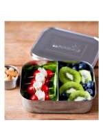 LunchBots Duo Edelstahl natur