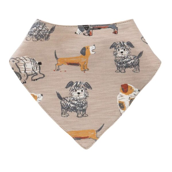 Dreieckstuch Hunde sand  - 1