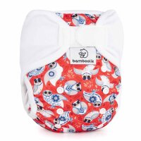 &Uuml;berhose DUO Klett wei&szlig; - Onesize